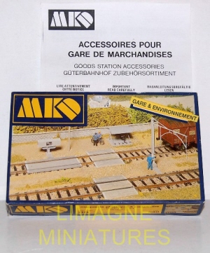 Gare "Fay Aux Loges" MKD échelle HO - Déjà Montée Et Peinte + Accessoires Pour Réseau Ferroviaire